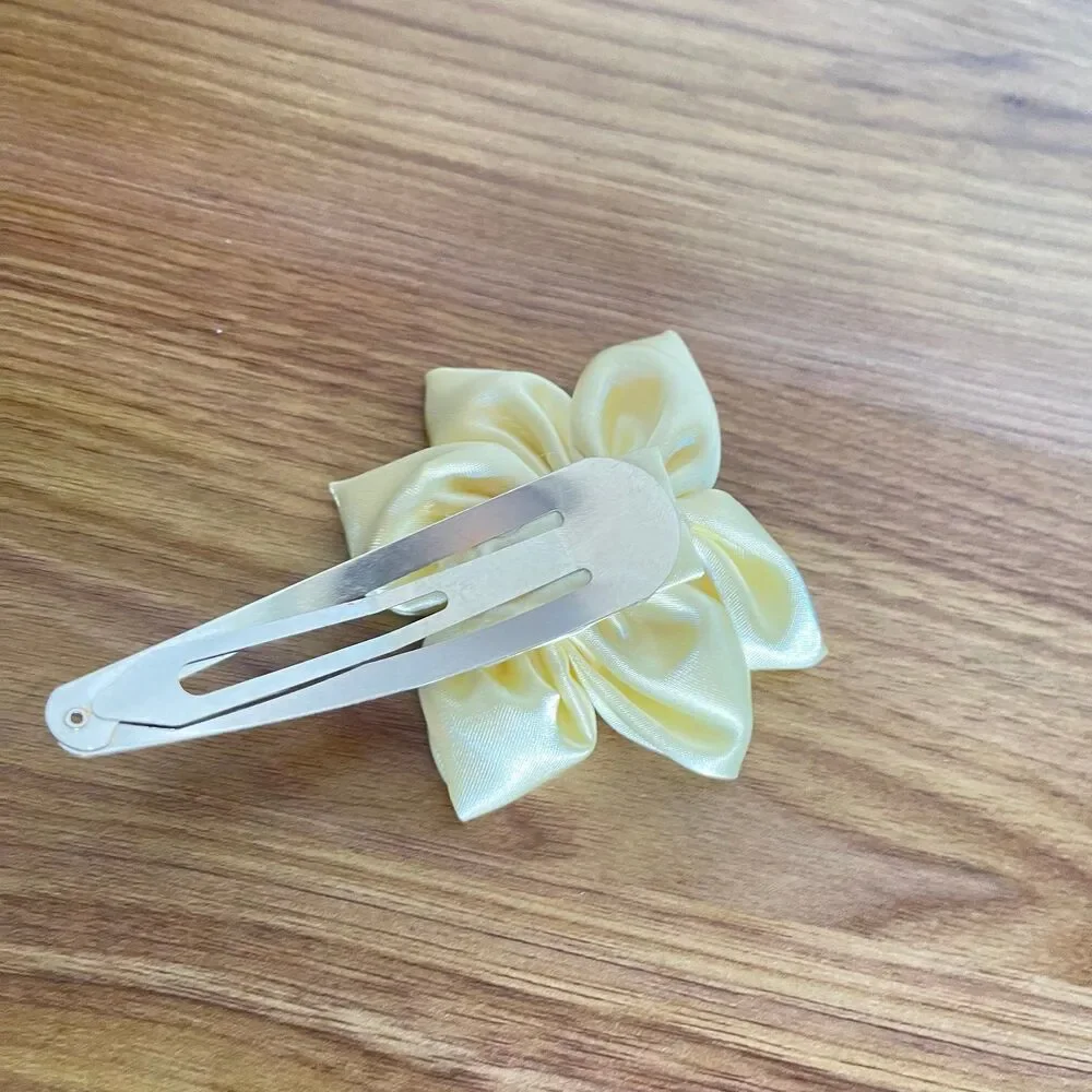 Flower Hair clip hair pin yellow sun flower